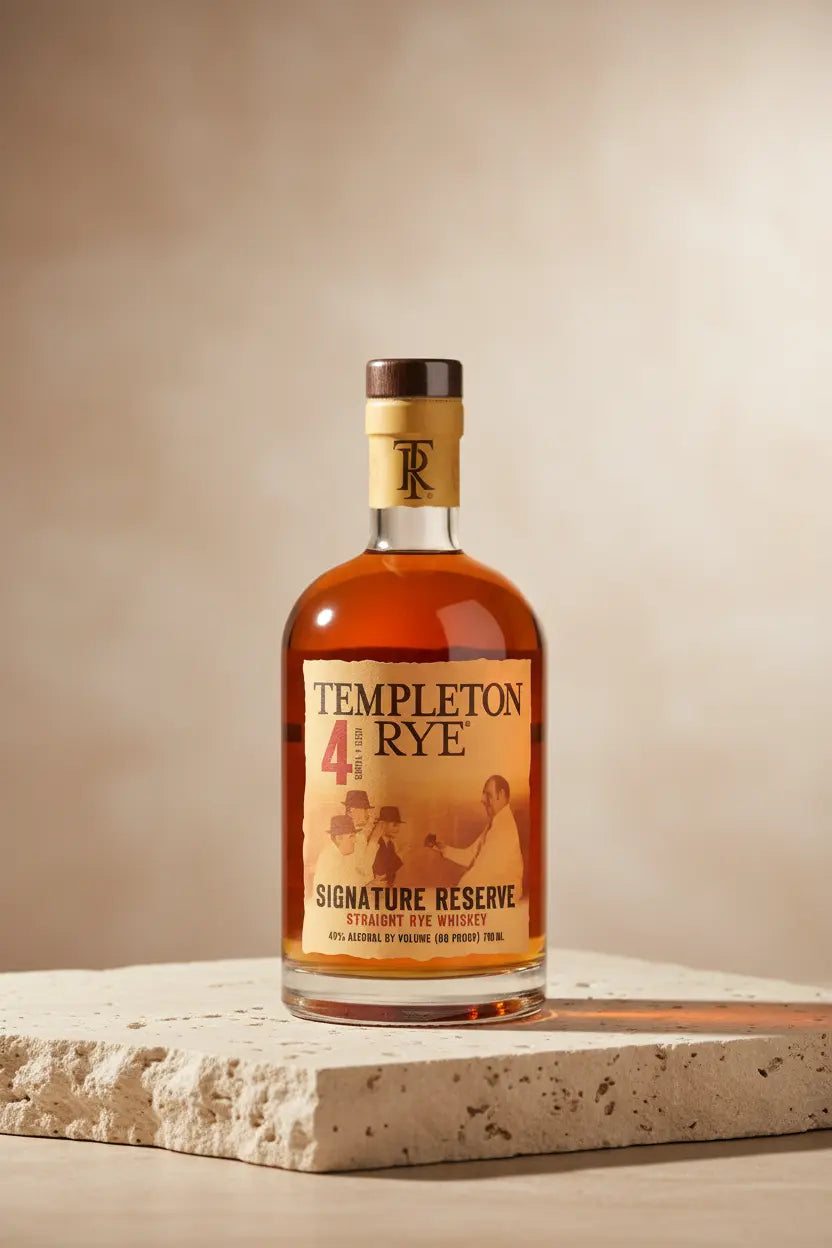 Buy Templeton Signature Reserve Straight Rye Whiskey 4YO 700ml online at Wine Sellers Direct's best prices.