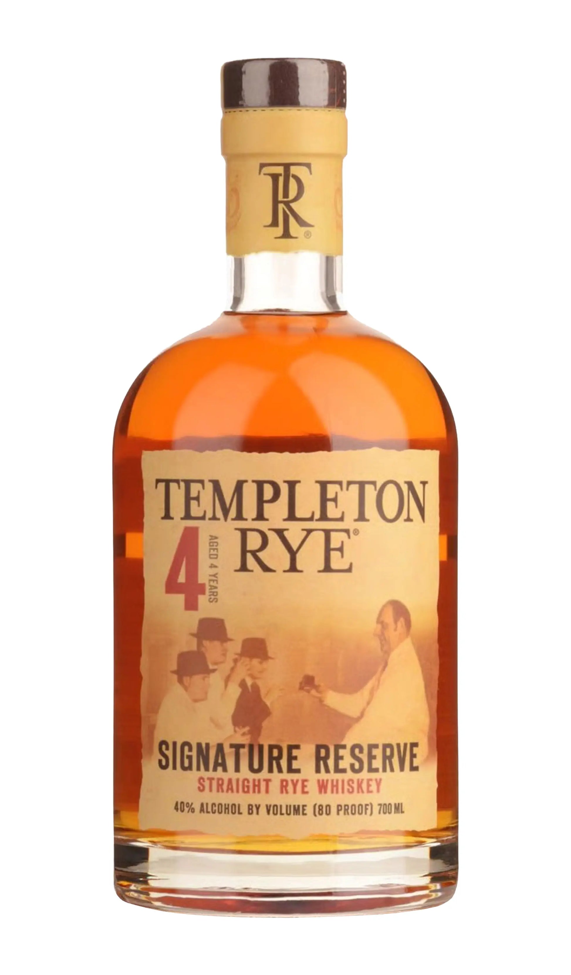 Buy Templeton Signature Reserve Straight Rye Whiskey 4YO 700ml online at Wine Sellers Direct's best prices.