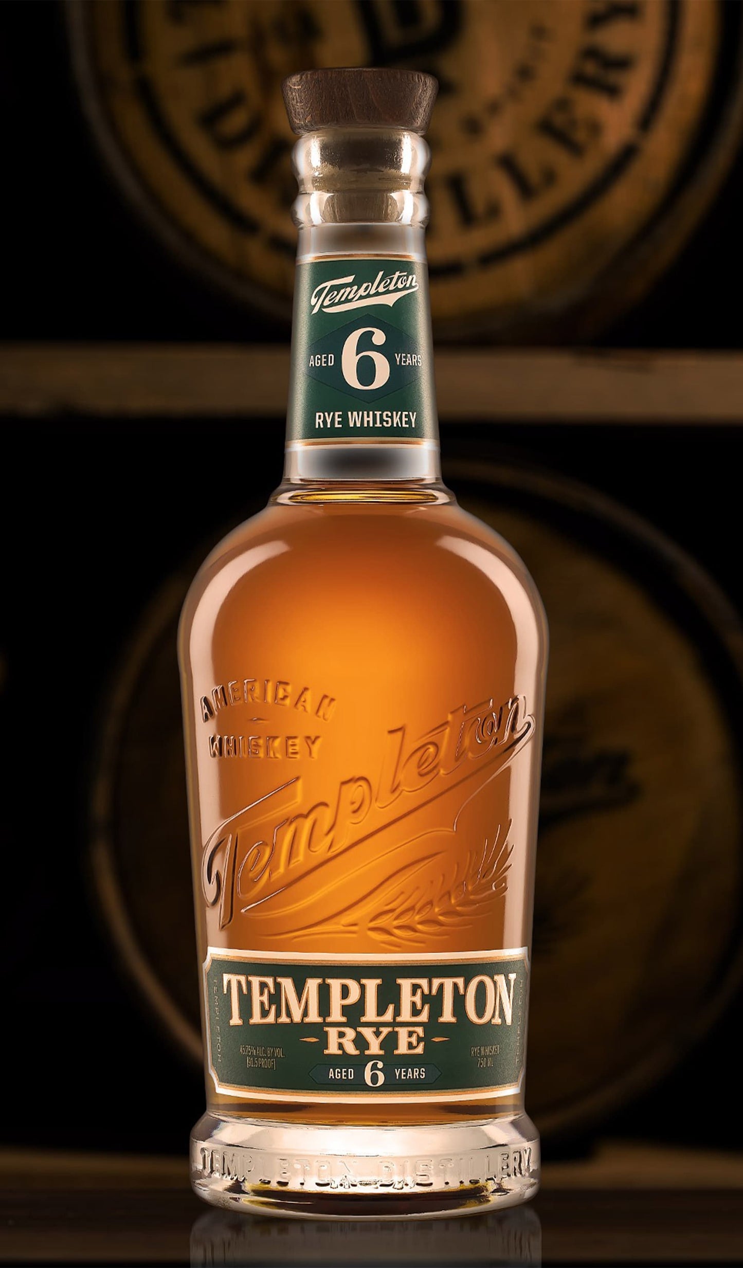 Find out more or buy Templeton Straight Rye 6 Year Old Whiskey 700mL available at Wine Sellers Direct's best prices.