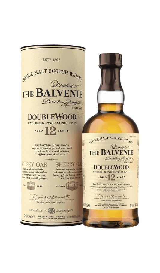Find out more or buy The Balvenie Doublewood 12 Year Old Single Malt Scotch 700mL available at Wine Sellers Direct's best prices - Australia's independent liquor specialists.