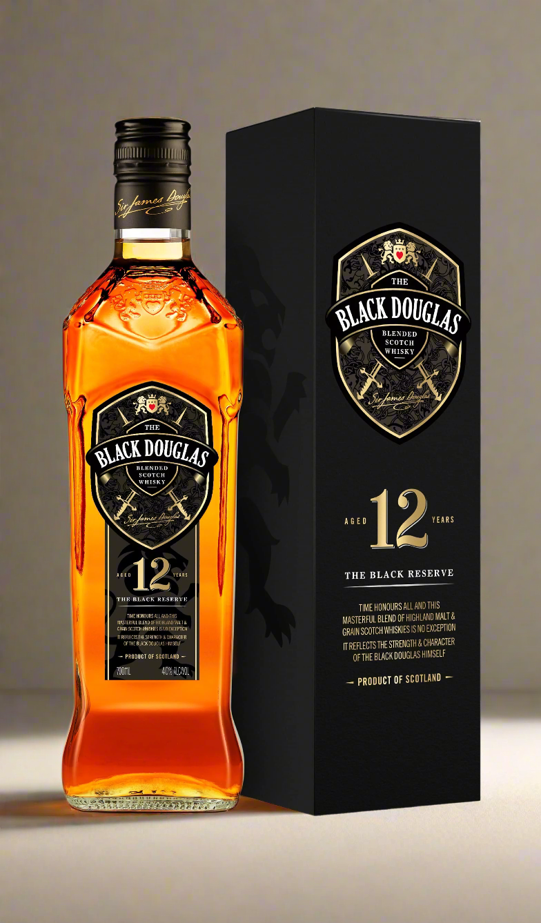 Find out more and buy The Black Douglas 12 Year Old Scotch Whisky 700mL available at Wine Sellers Direct's best prices.