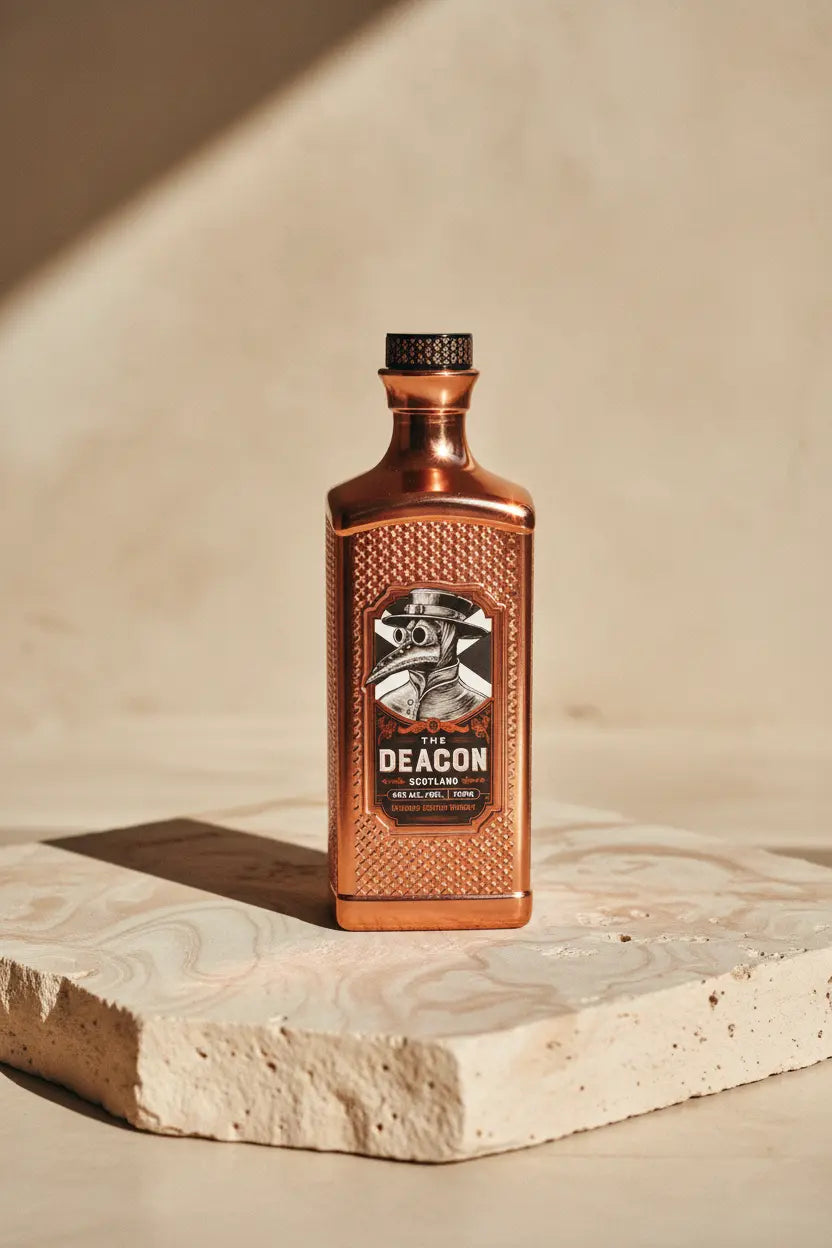 The Deacon Blended Scotch Whisky 700mL bronze bottle.