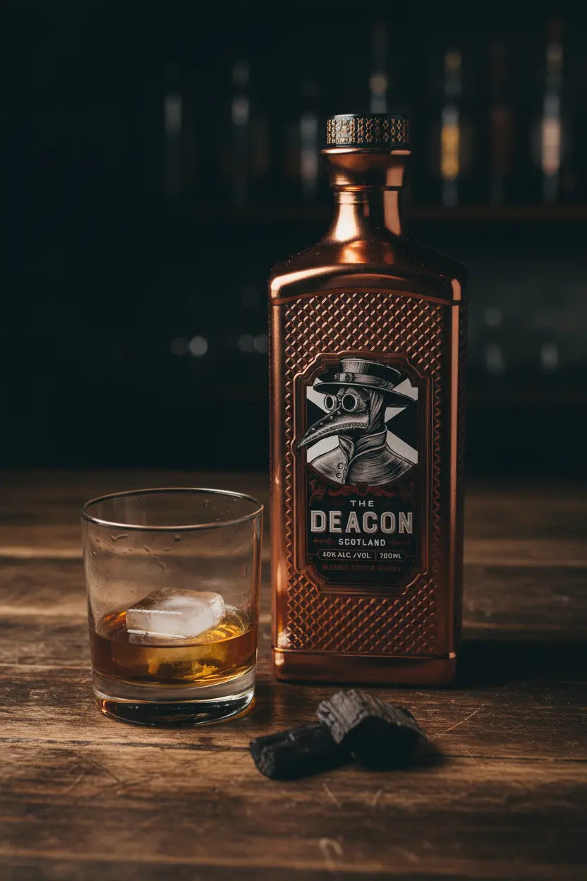 The Deacon Blended Scotch Whisky 700mL bronze bottle.