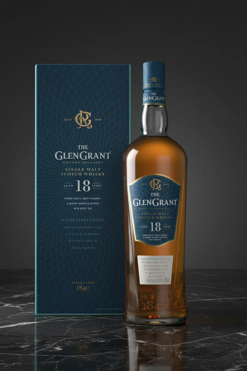 Find out more or buy The Glen Grant 18 Year Old 700ml Scotch Whisky (Speyside) online at Wine Sellers Direct.