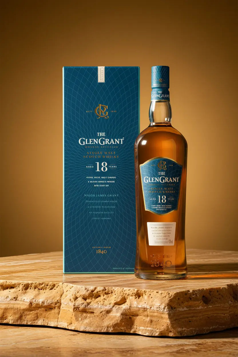 Find out more or buy The Glen Grant 18 Year Old 700ml Scotch Whisky (Speyside) online at Wine Sellers Direct.