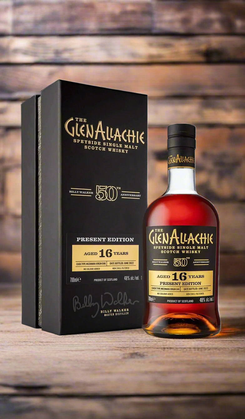 Find out more, explore the range and buy The GlenAllachie Billy Walker Present Edition 50th Anniversary 16 Year Old (Scotland) available online at Wine Sellers Direct - Australia's independent liquor specialists.