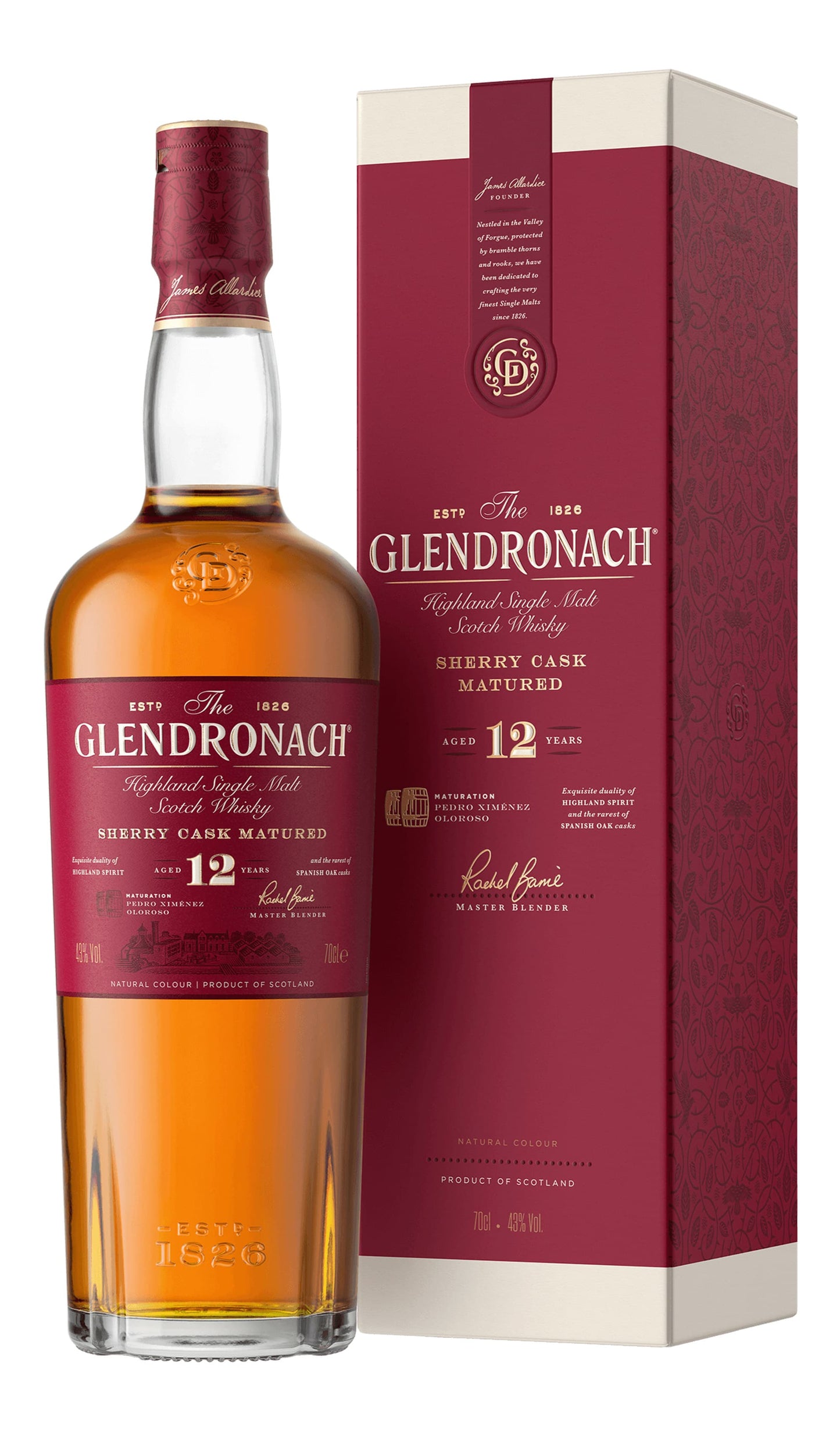 Find out more or buy The GlenDronach 12 Year Old Single Malt Whisky 700ml (Highlands) online at Wine Sellers Direct's best prices - Australia’s independent liquor specialists.