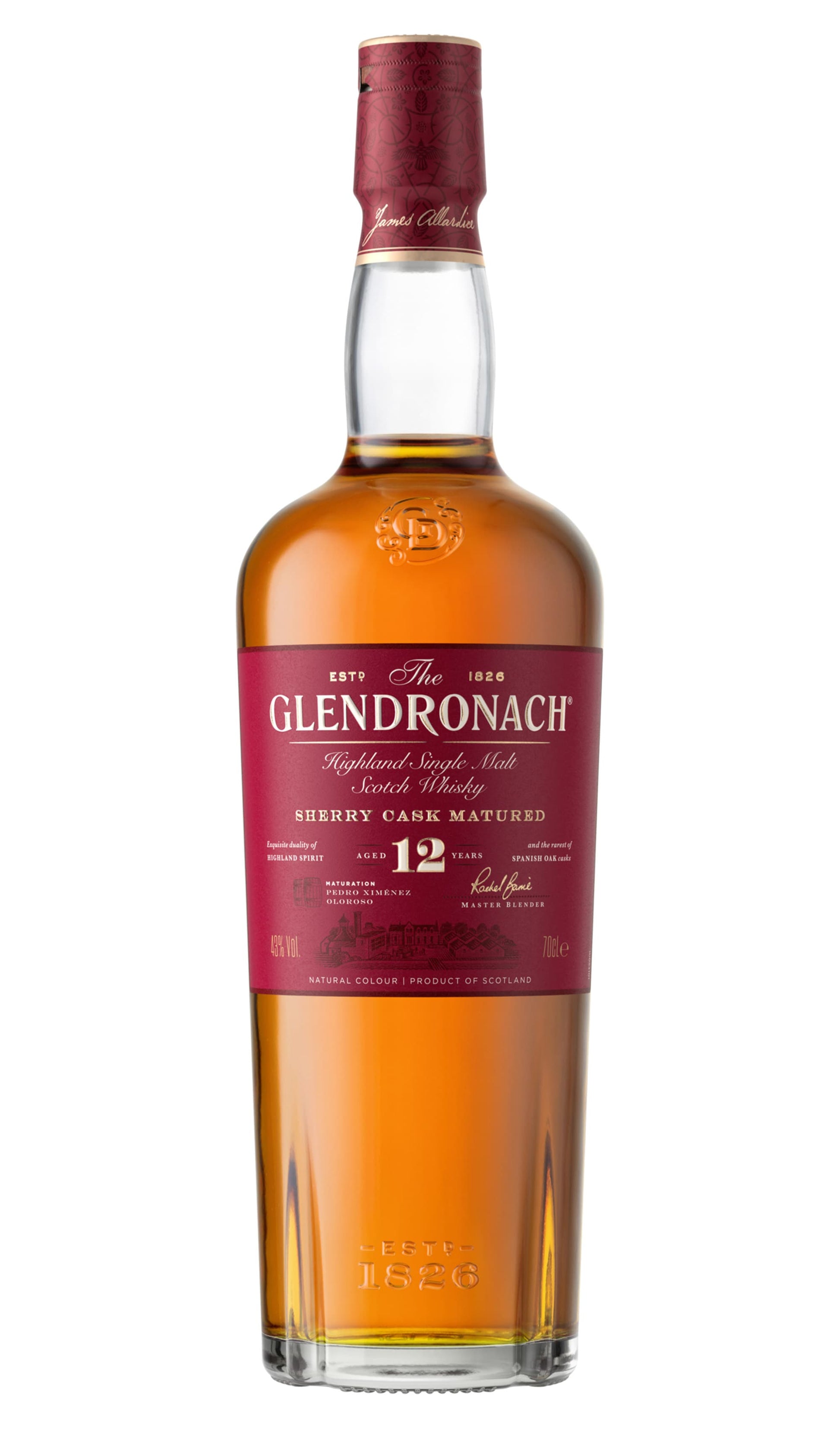 Find out more or buy The GlenDronach 12 Year Old Single Malt Whisky 700ml (Highlands) online at Wine Sellers Direct's best prices - Australia’s independent liquor specialists.