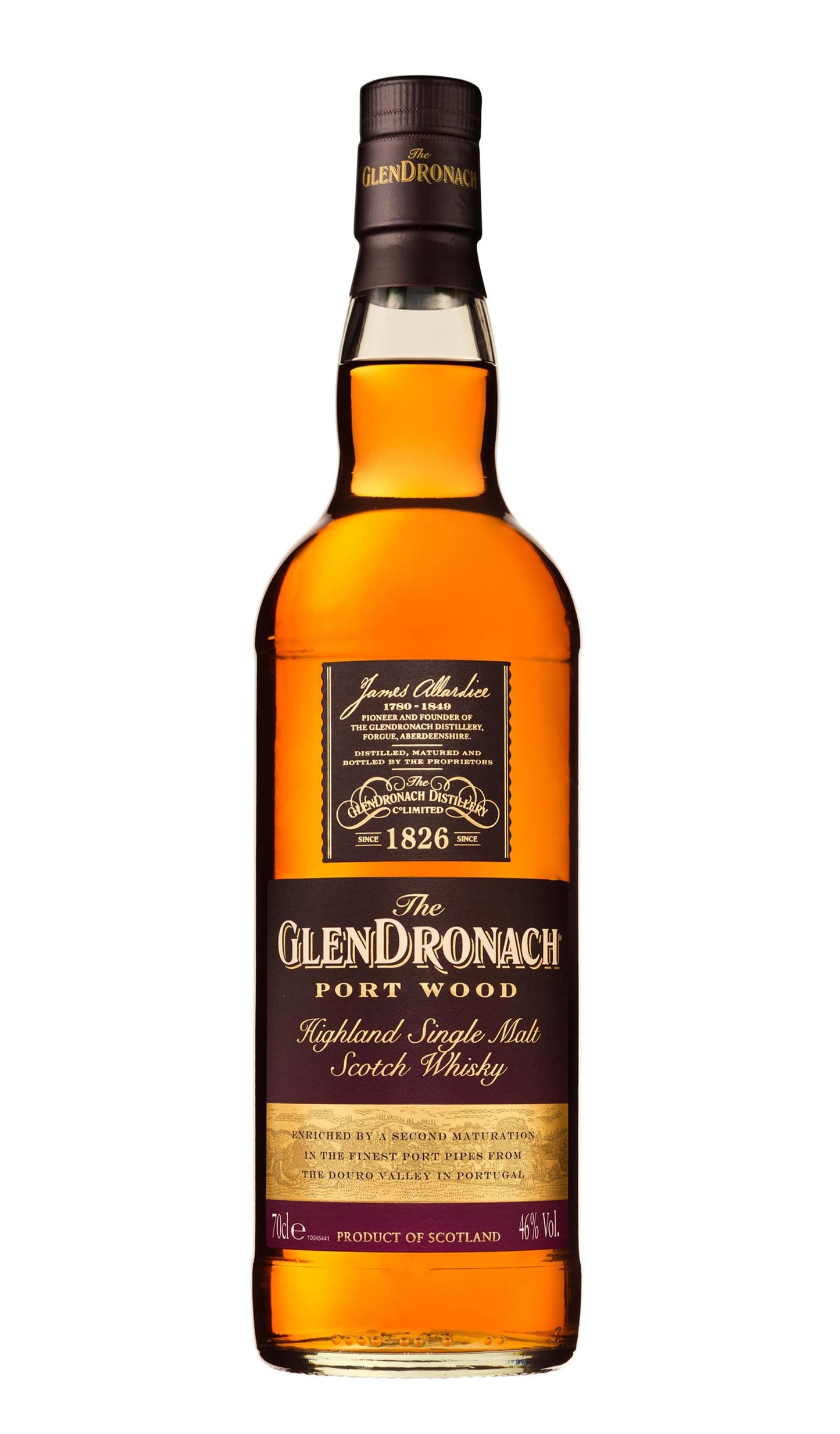 Find out more or buy The GlenDronach Port Wood Single Malt 700mL available at Wine Sellers Direct's best prices.