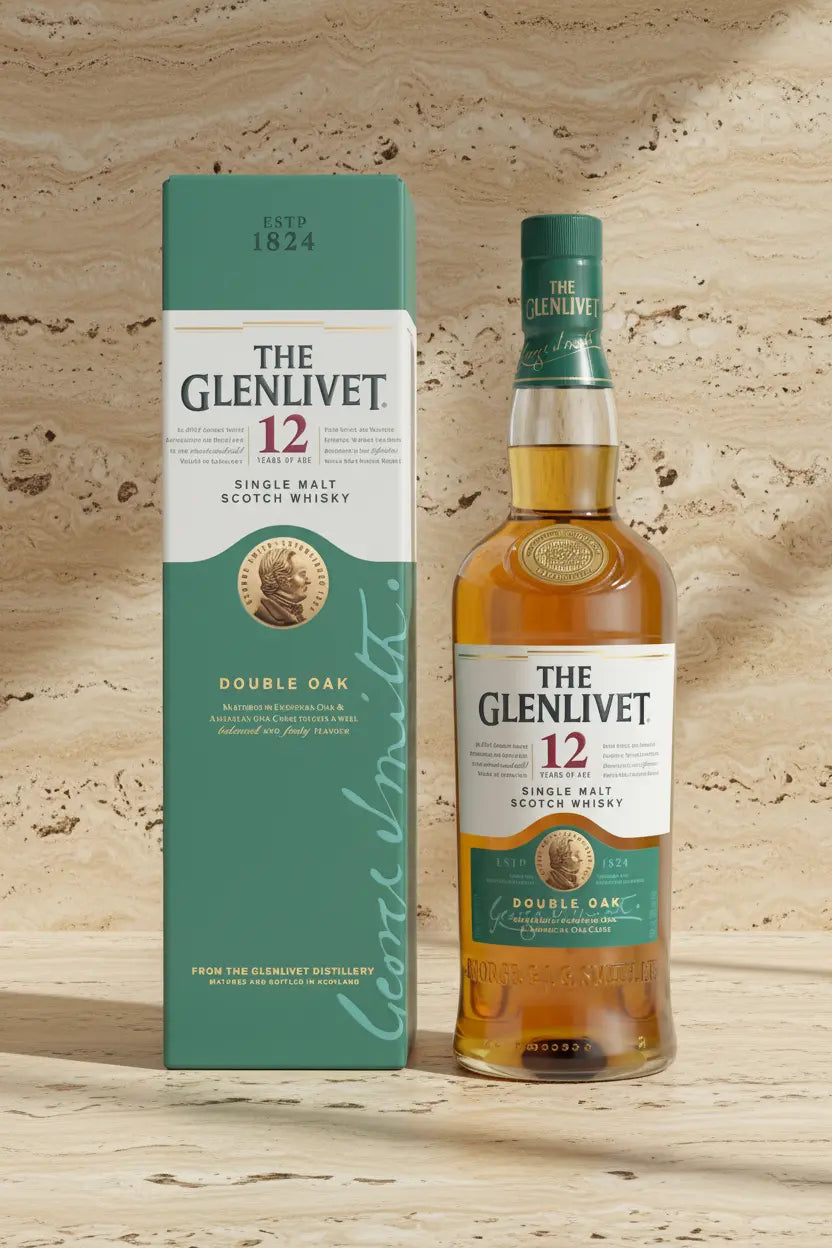 Find out more or buy The Glenlivet 12 Year Old Double Oak Single Malt 700ml (Scotch Whisky) online at Wine Sellers Direct.