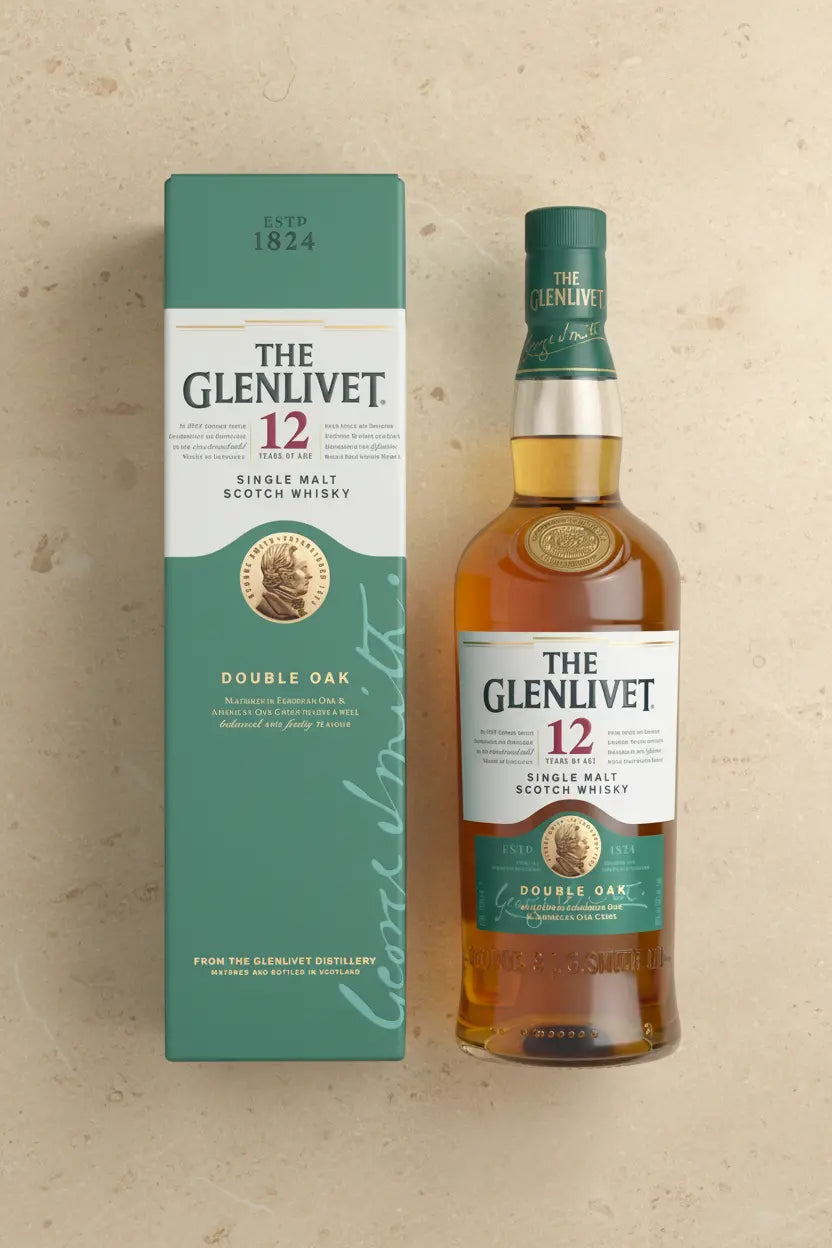 Find out more or buy The Glenlivet 12 Year Old Double Oak Single Malt 700ml (Scotch Whisky) online at Wine Sellers Direct.