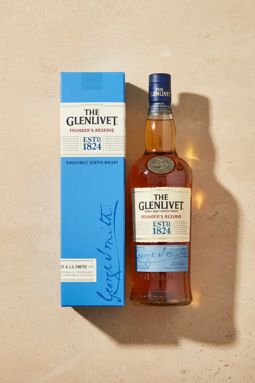 Find out more or buy The Glenlivet Founder's Reserve Single Malt Scotch Whisky 700ml online at Wine Sellers Direct.