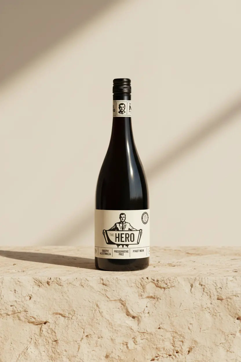 Buy The Hero Preservative Free Pinot Noir 2025 available at Wine Sellers Direct's best prices.