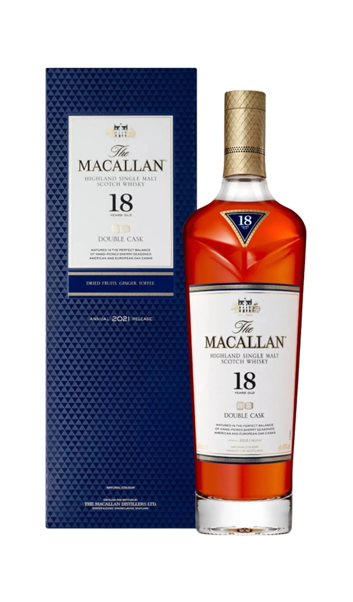 Buy The Macallan 18 Year Old Double Cask Scotch Whisky 700ml online at Wine Sellers Direct's best prices.