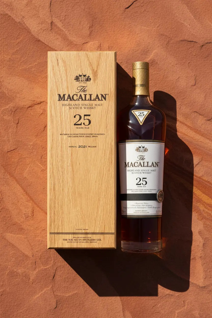 Find out more or buy The Macallan Sherry Oak 25 Year Old - 2021 Release (Scotch Whisky) at Wine Sellers Direct's best prices.