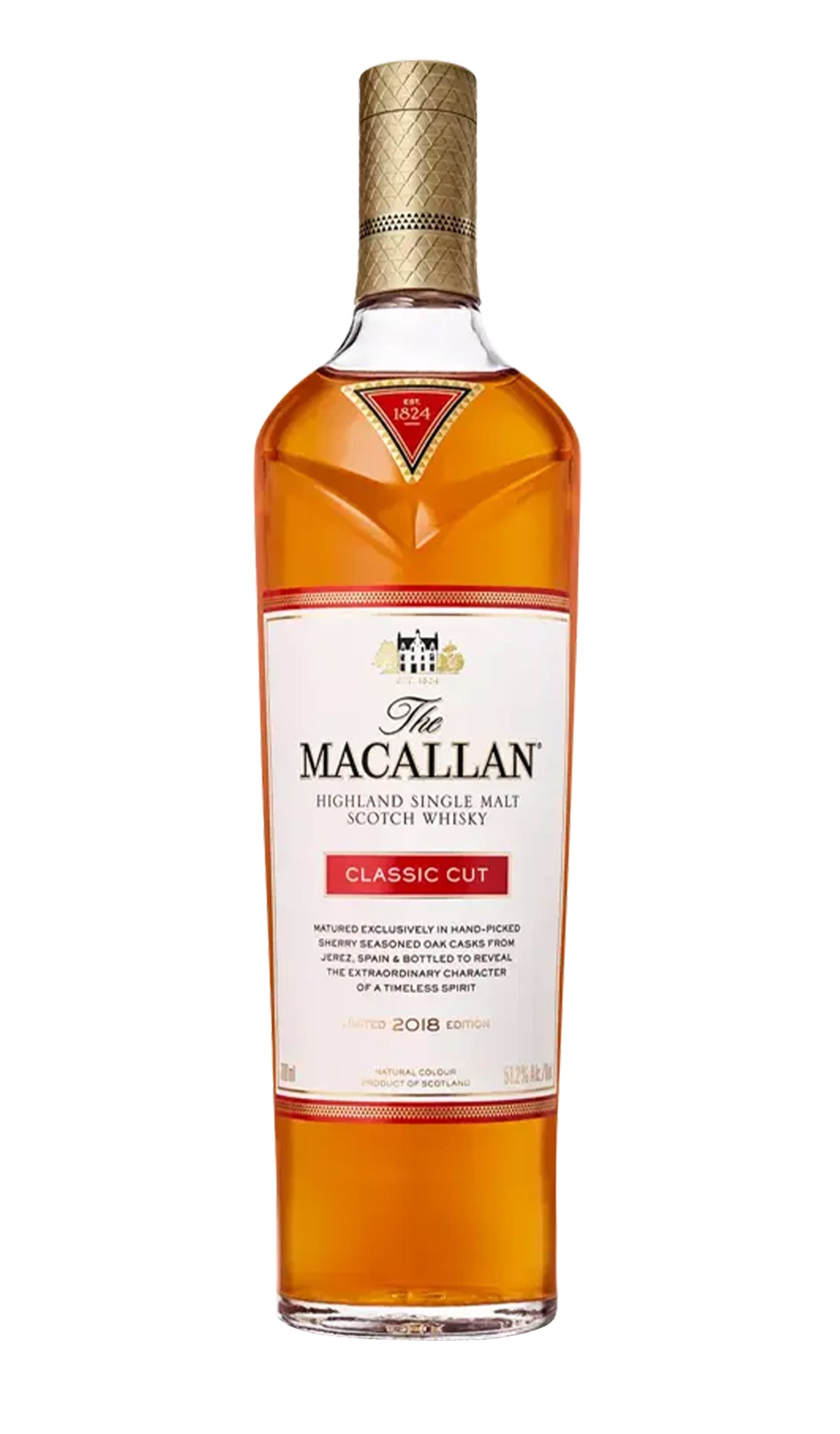 Buy The Macallan Classic Cut 2018 Edition Scotch Whisky 700mL available at Wine Sellers Direct's best prices.