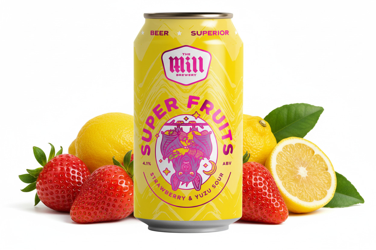 Find out more or buy The Mill Superfruits Strawberry & Yuzu Sour 375ml online at Wine Sellers Direct - Australia’s independent liquor specialists.