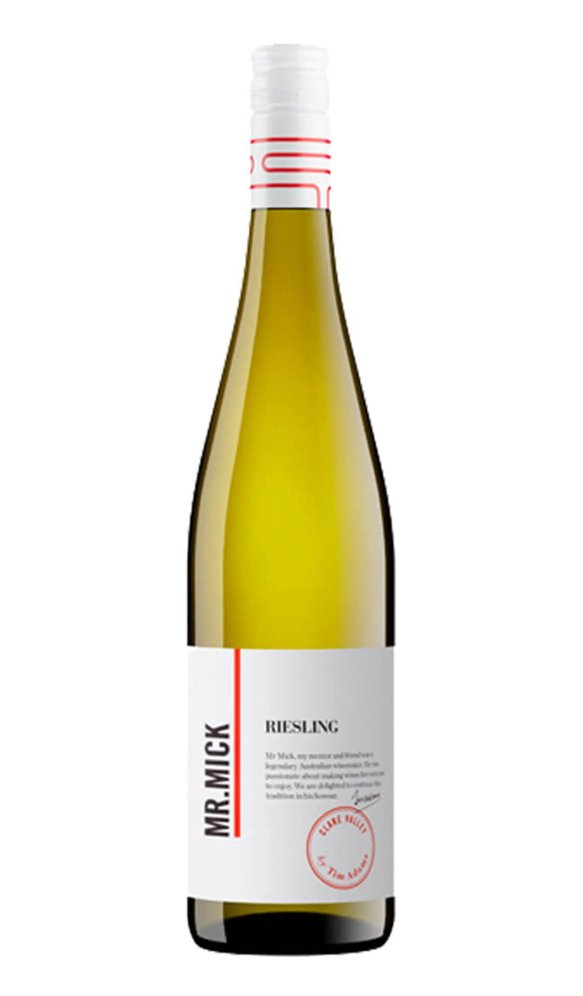 Tim Adams Mr. Mick Riesling 2025 bottle from Clare Valley