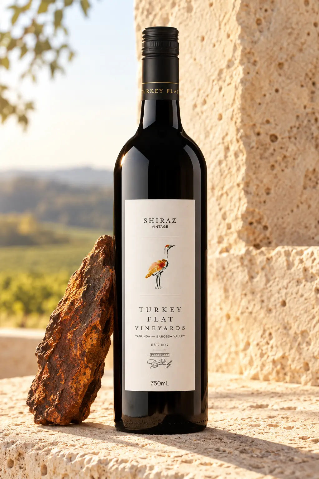 Turkey Flat Shiraz 2024 750mL bottle of red wine from Barossa Valley