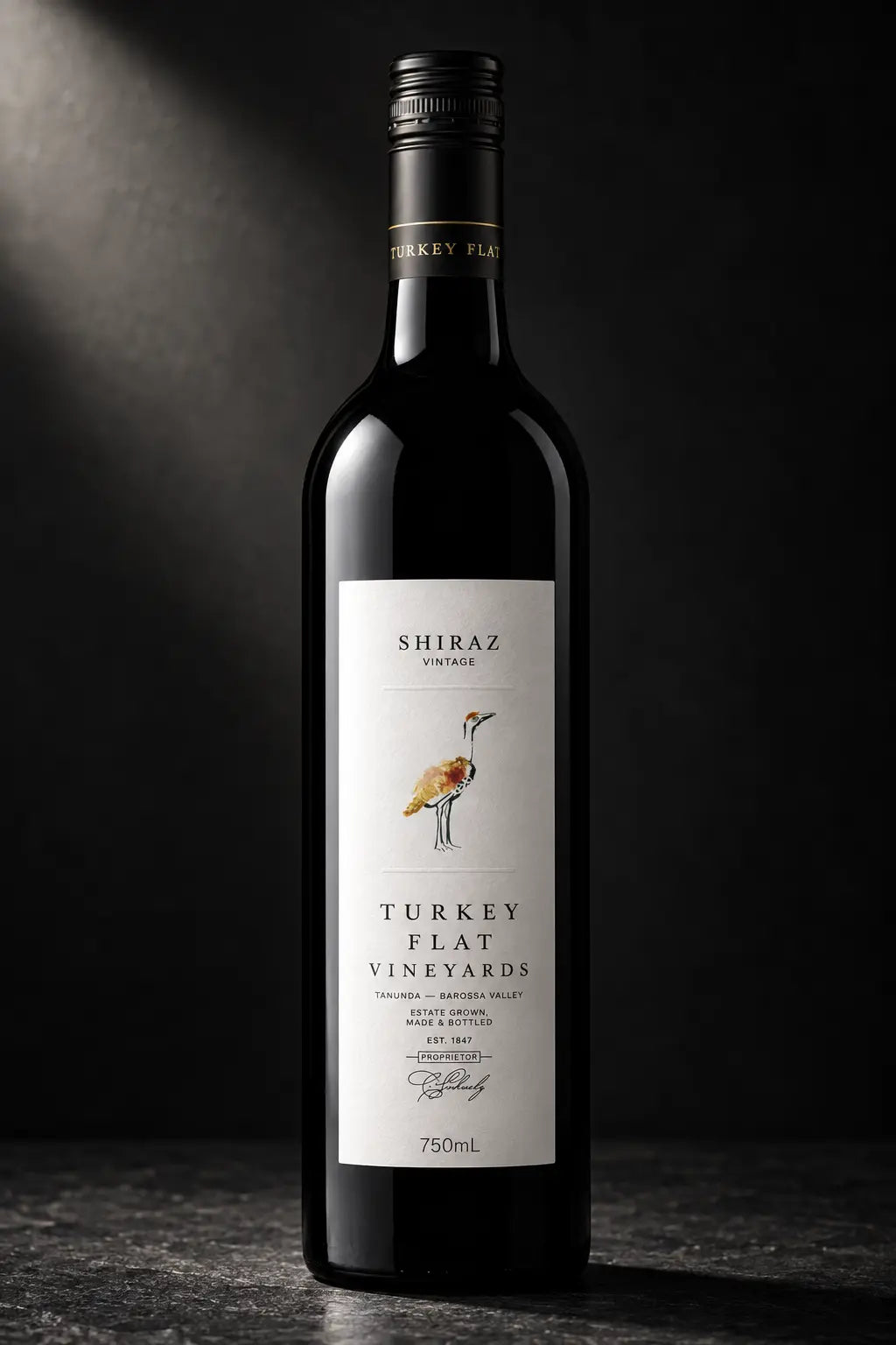 Turkey Flat Shiraz 2024 750mL bottle of red wine from Barossa Valley