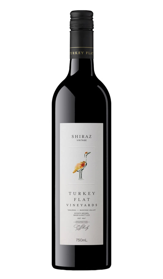 Turkey Flat Shiraz 2024 750mL bottle of red wine from Barossa Valley