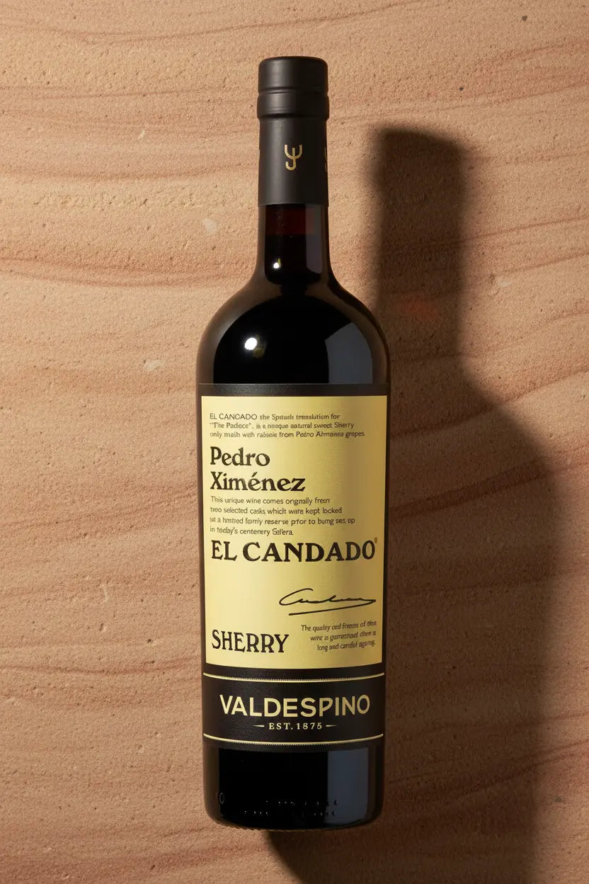 Find out more or buy Valdespino Pedro Ximenez El Candado Sherry 750ml (Spain) online at Wine Sellers Direct.