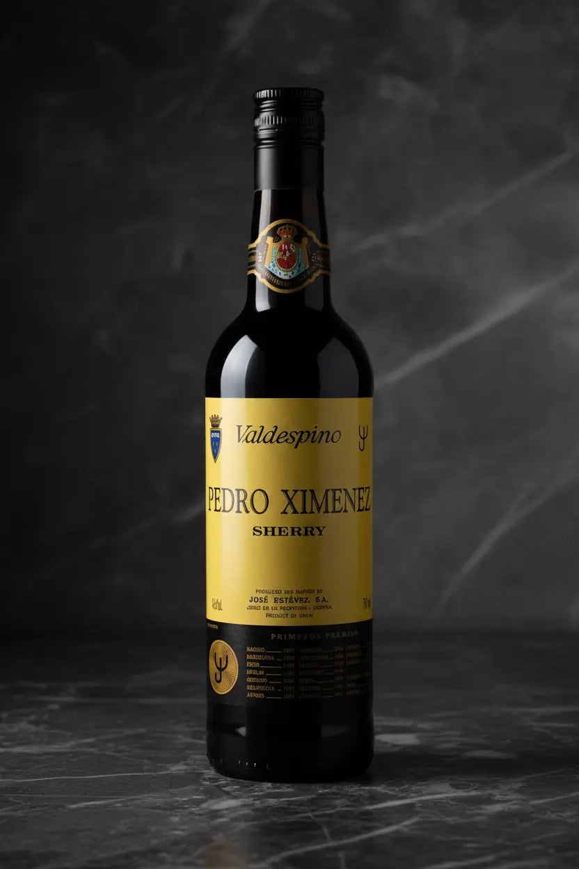 Find out more or buy Valdespino Pedro Ximenez Sherry Yellow Label 750ml (Spain) online at Wine Sellers Direct.