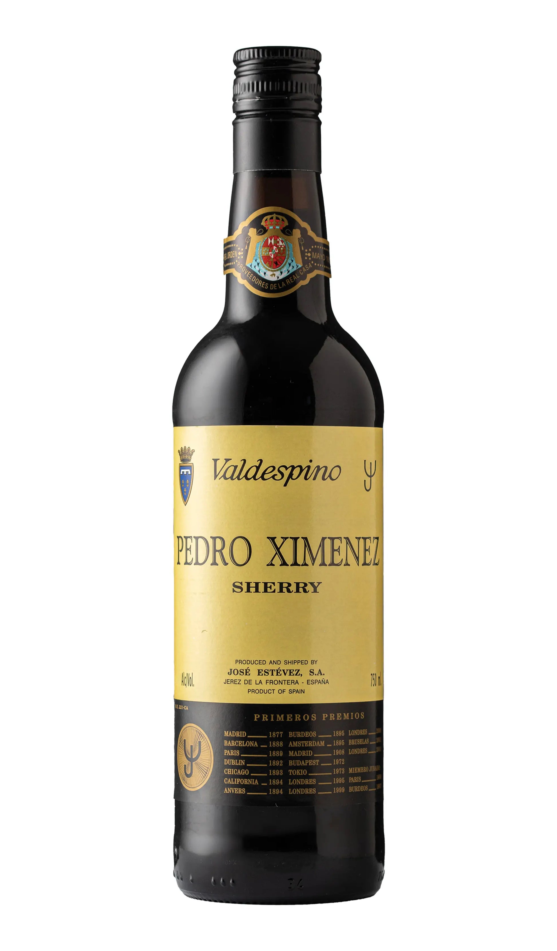 Find out more or buy Valdespino Pedro Ximenez Sherry Yellow Label 750ml (Spain) online at Wine Sellers Direct.
