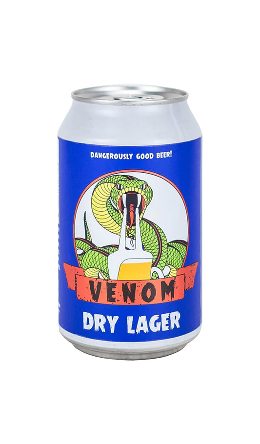 Find out more or buy Venom Dry Lager 330mL cans available at Wine Sellers Direct's best prices.