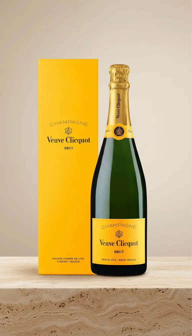 Buy Veuve Clicquot Brut Yellow Label Champagne NV 750mL (Gift Boxed) available at Wine Sellers Direct's best prices.