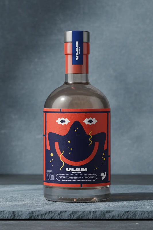 Buy VLAM Strawberry Rose Vodka 700ml Victoria online at Wine Sellers Direct's best prices.