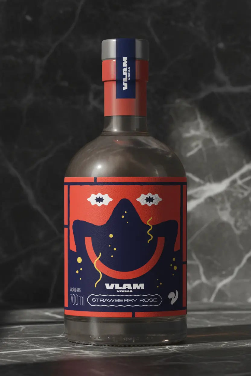Buy VLAM Strawberry Rose Vodka 700ml Victoria online at Wine Sellers Direct's best prices.