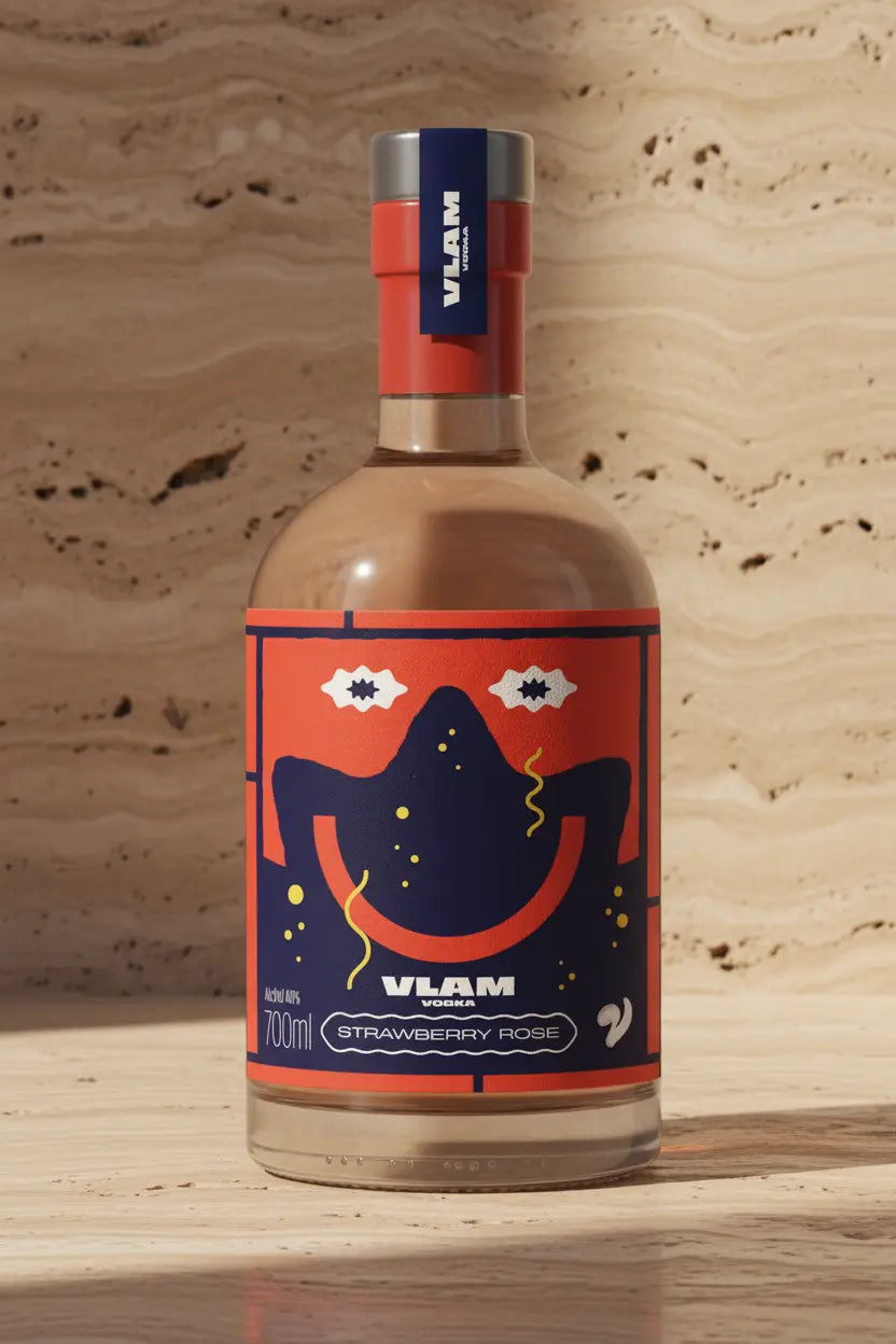 Buy VLAM Strawberry Rose Vodka 700ml Victoria online at Wine Sellers Direct's best prices.