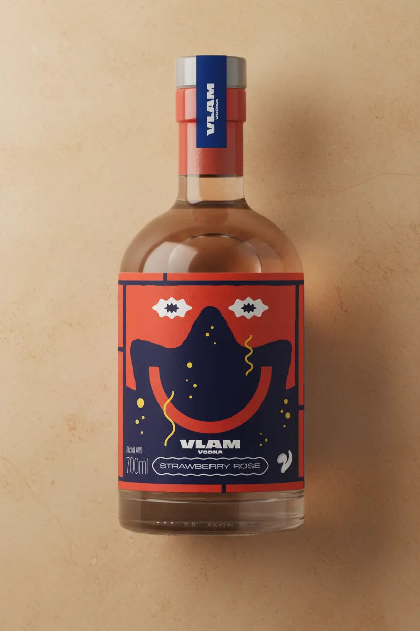 Buy VLAM Strawberry Rose Vodka 700ml Victoria online at Wine Sellers Direct's best prices.