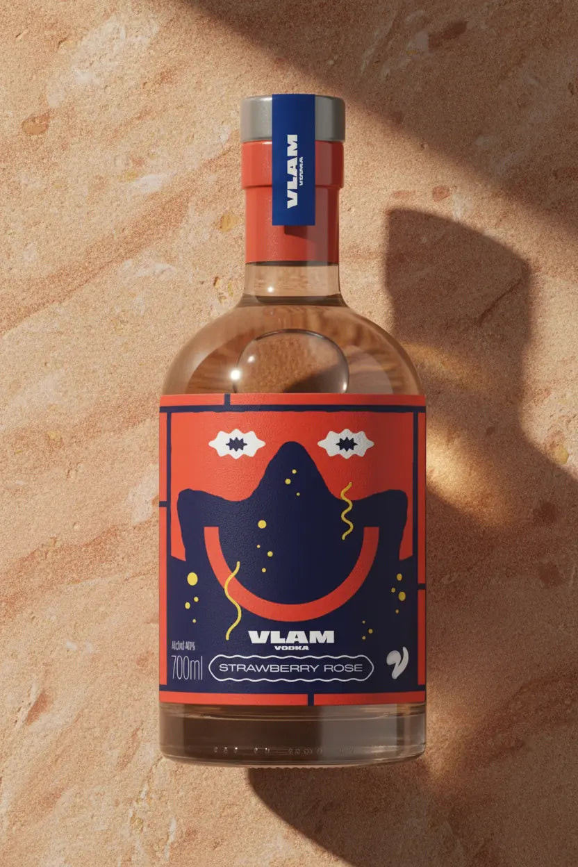 Buy VLAM Strawberry Rose Vodka 700ml Victoria online at Wine Sellers Direct's best prices.