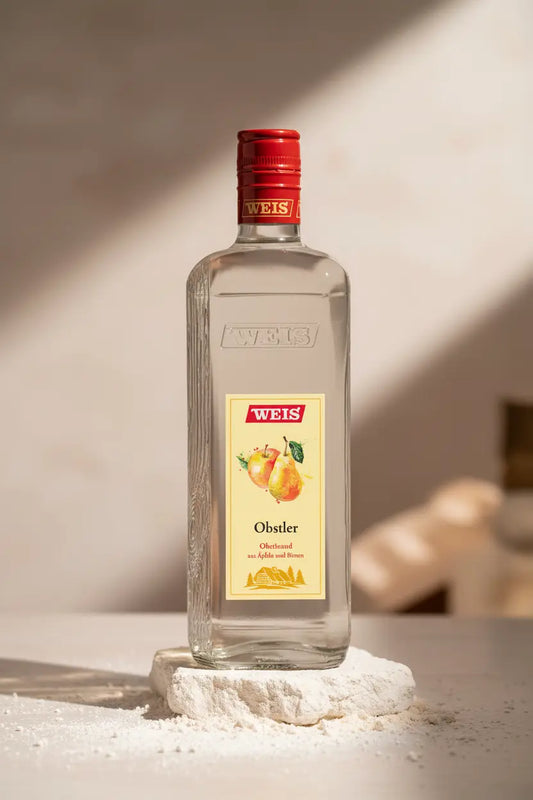 Buy Weis Obstler Apple & Pear Brandy 700ml online at Wine Sellers Direct's best prices.