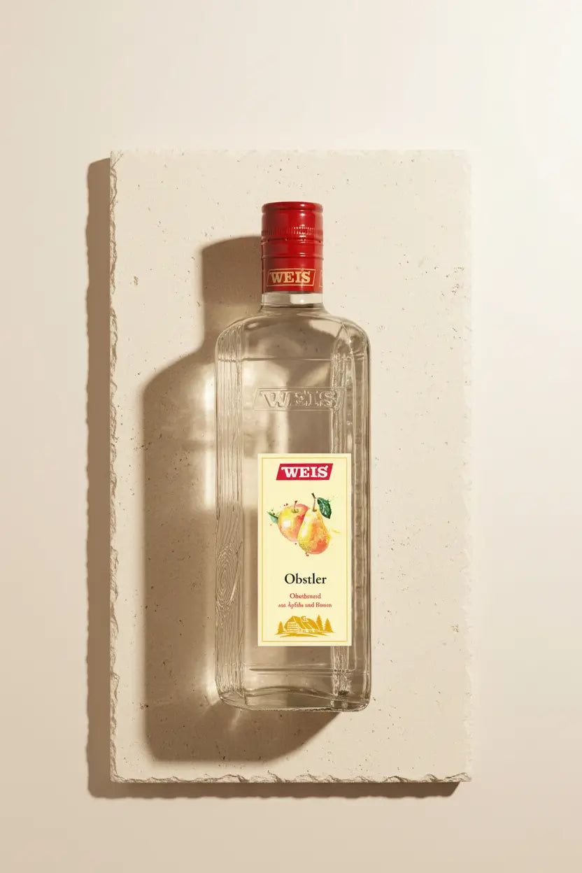 Buy Weis Obstler Apple & Pear Brandy 700ml online at Wine Sellers Direct's best prices.