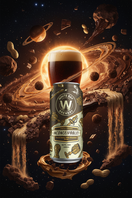 Find out more or buy White Bay Inconceivable! Peanut Butter Milk Chocolate Stout 440mL online at Wine Sellers Direct - Australia’s independent liquor specialists.