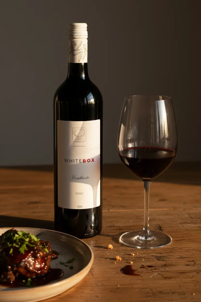 Whitebox Shiraz 2022 750ml bottle from Heathcote