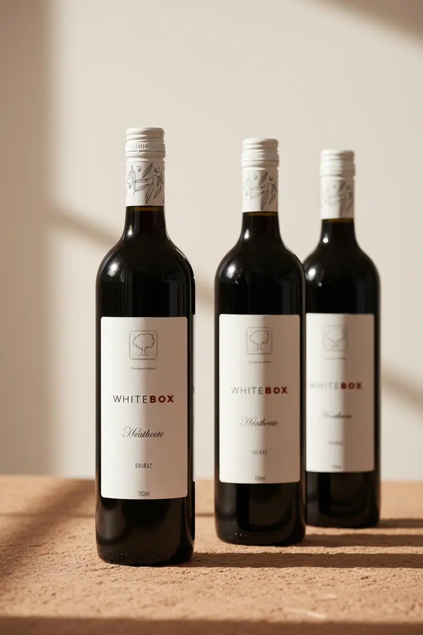 Whitebox Shiraz 2022 750ml bottle from Heathcote