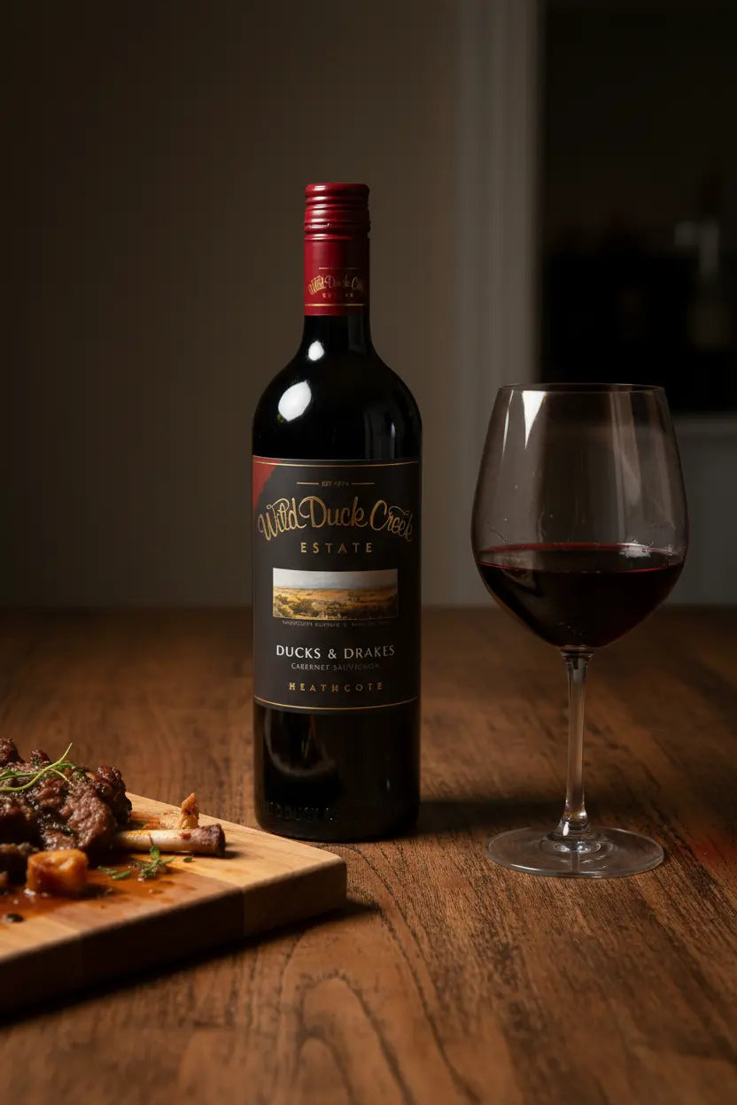 Wild Duck Creek Ducks & Drakes Cabernet 2023 750ml bottle from Heathcote