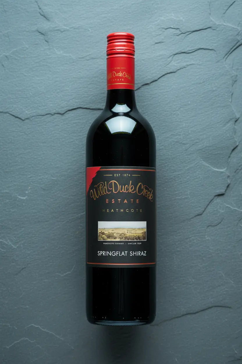 Find out more or buy Wild Duck Creek Springflat Shiraz 2023 (Heathcote) online at Wine Sellers Direct's best prices.