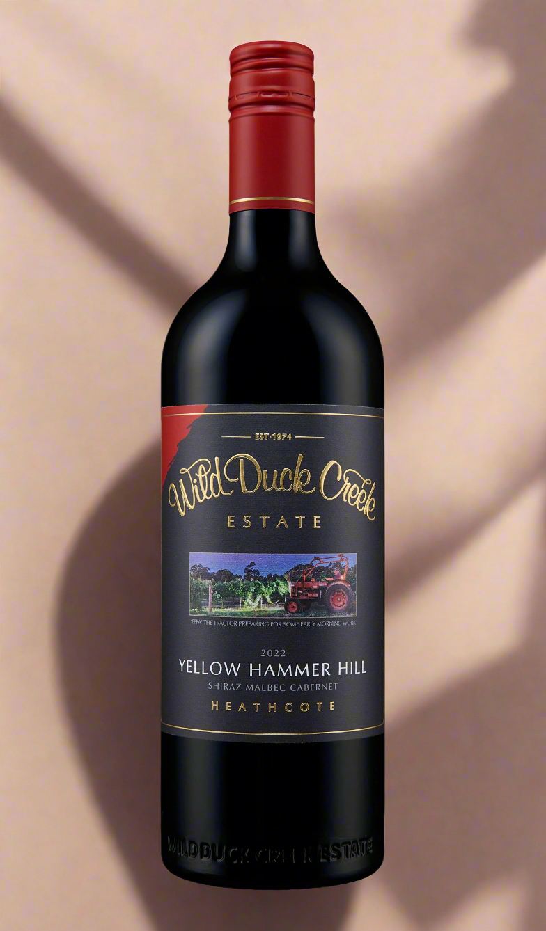 Find out more or buy Wild Duck Creek Yellow Hammer Hill SMC 2022 (Heathcote) online at Wine Sellers Direct's best prices - Australia’s independent liquor specialists.