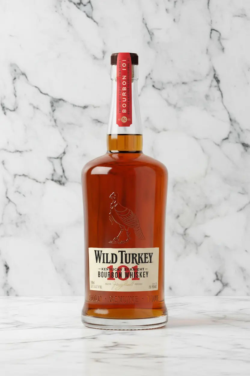 Buy Wild Turkey Kentucky 101 Bourbon Whiskey 700mL online at Wine Sellers Direct's best prices.