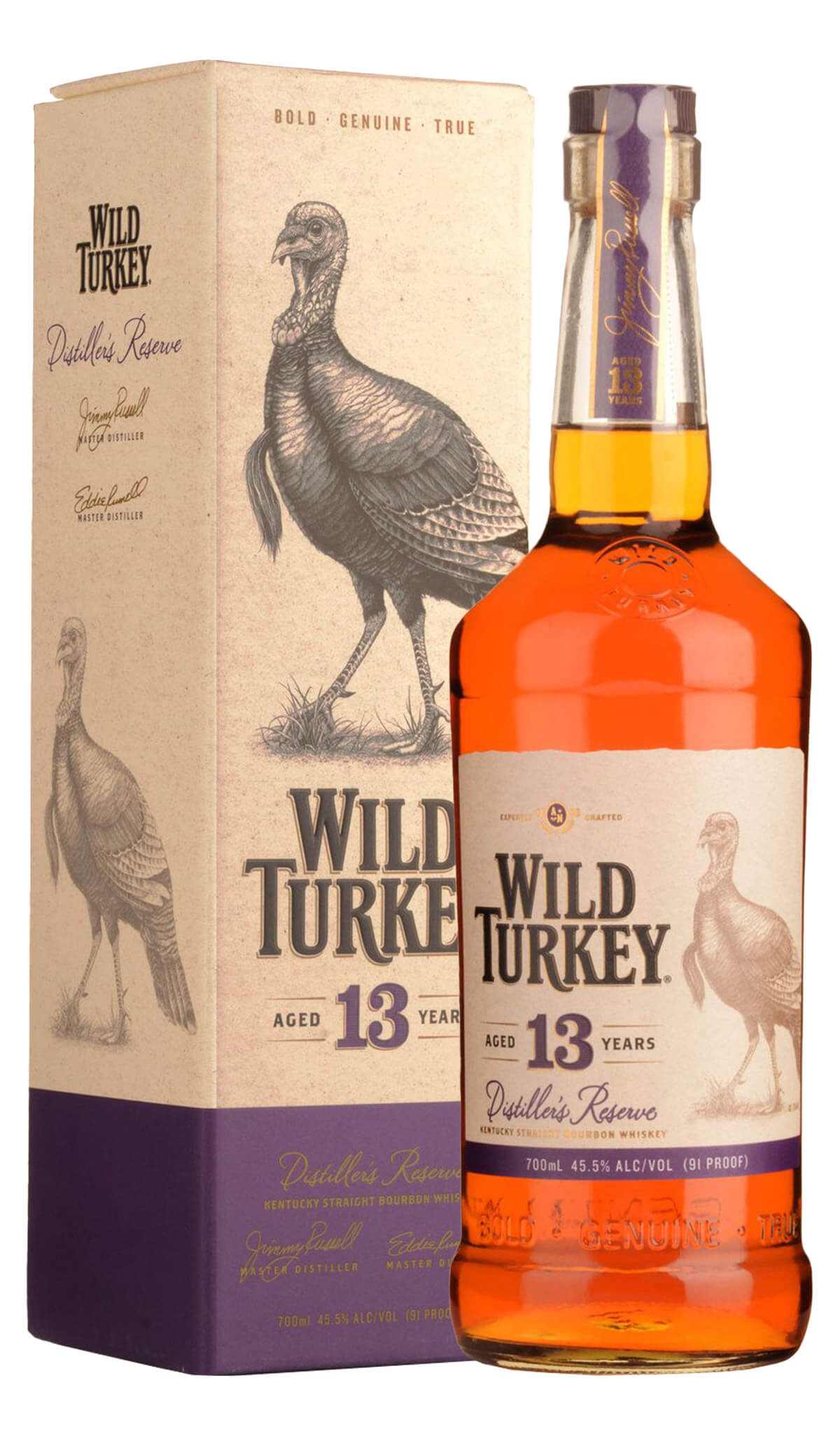 Find out more, explore the range and buy Wild Turkey 13 Year Old Distiller's Reserve 700mL available online at Wine Sellers Direct - Australia's independent liquor specialists.