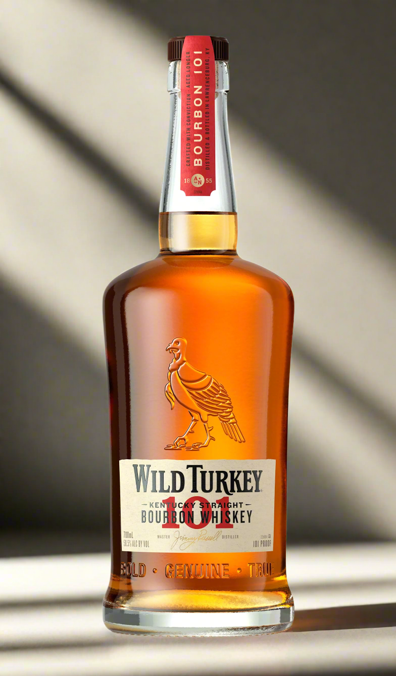 Find out more or buy Wild Turkey Kentucky 101 Bourbon Whiskey 700mL available at Wine Sellers Direct's best prices.