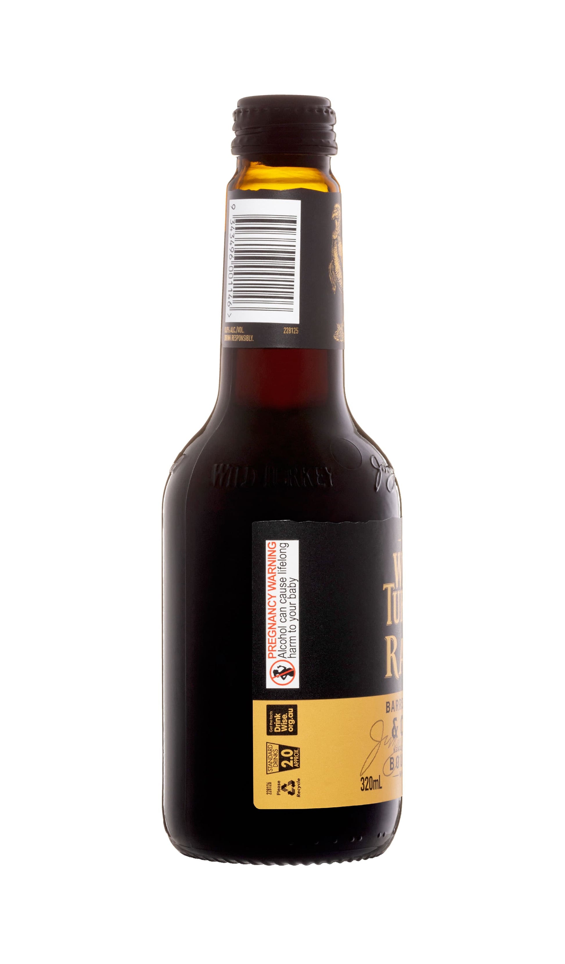 Shop Wild Turkey Rare & Cola Bottle 320mL available at Wine Sellers Direct's best prices.