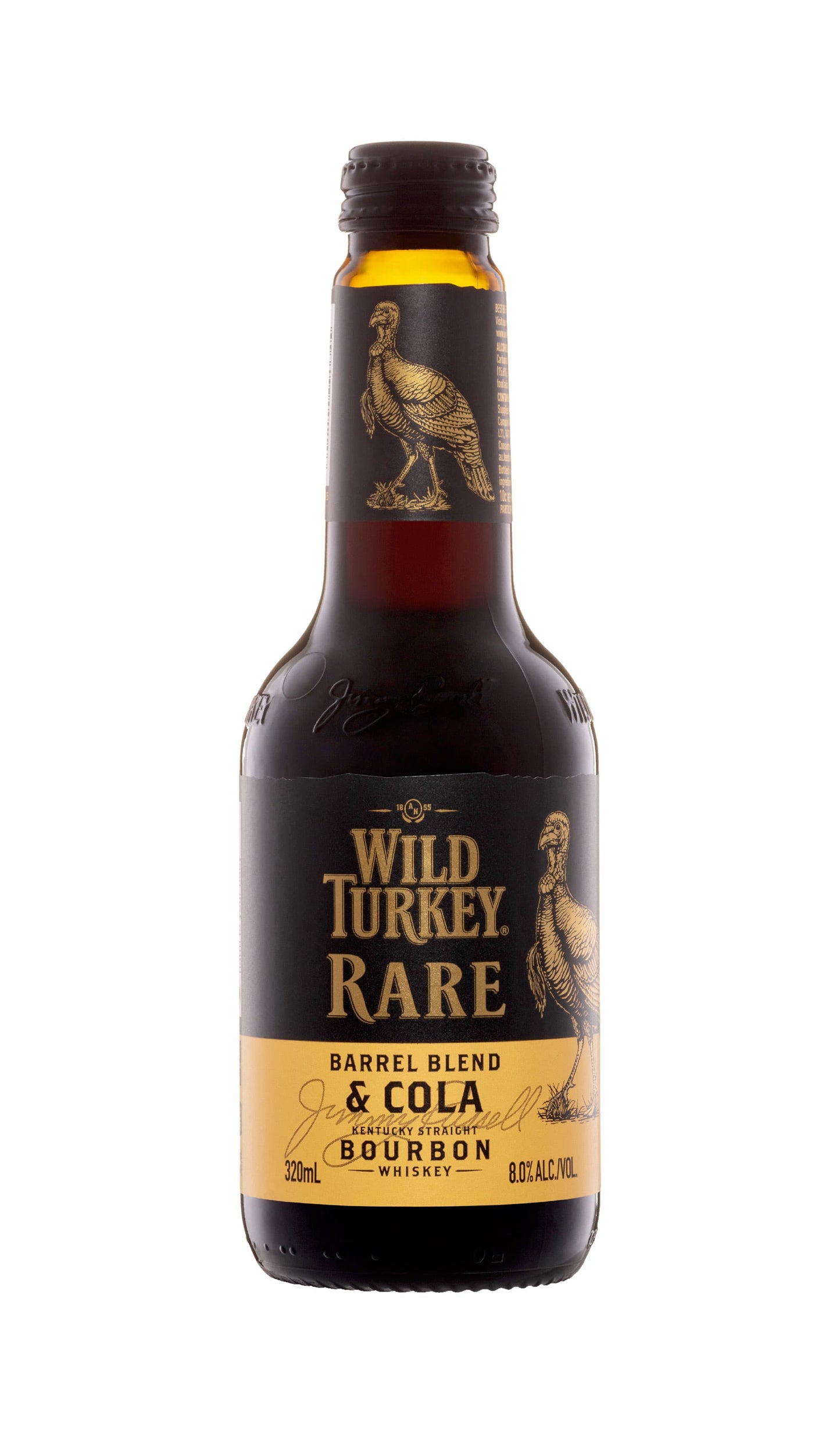 Shop Wild Turkey Rare & Cola Bottle 320mL available at Wine Sellers Direct's best prices.