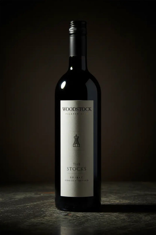 Woodstock The Stocks Shiraz 2018 750ml bottle of red wine from McLaren Vale