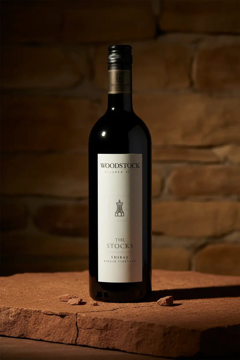 Woodstock The Stocks Shiraz 2018 750ml bottle of red wine from McLaren Vale